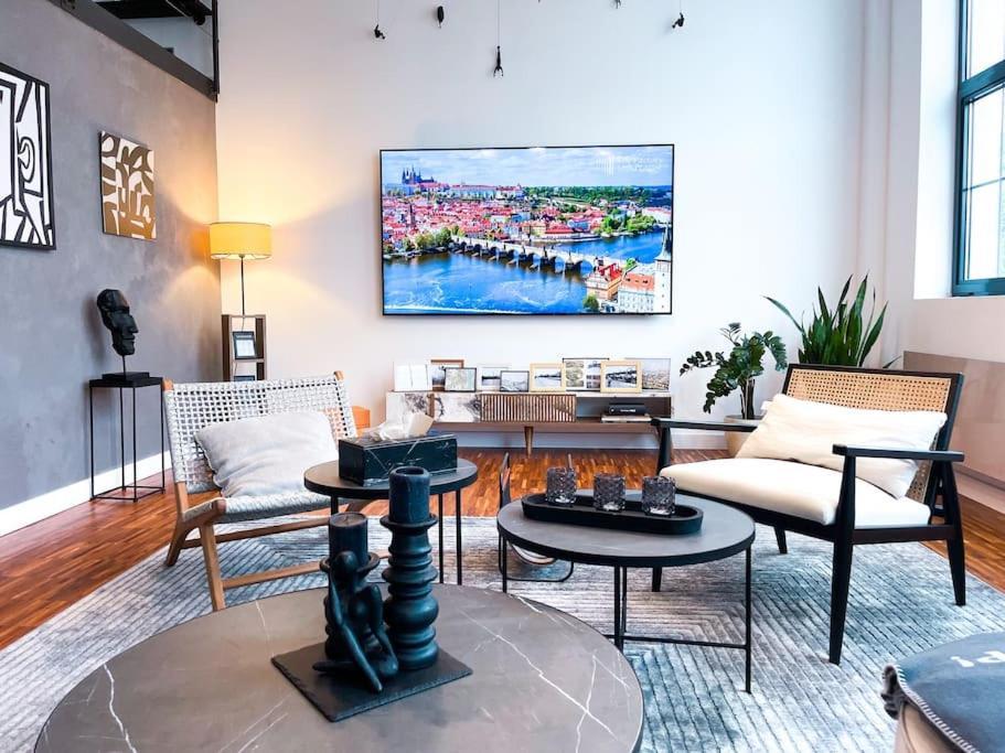 Ferienwohnung The Factory Loft Prag Exterior foto